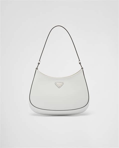 prada white shoulder bag.